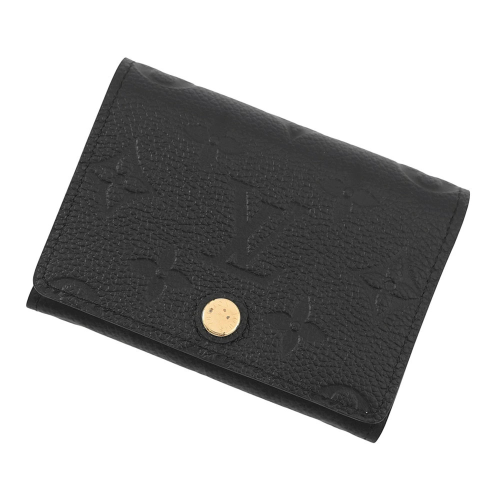 Louis Vuitton Wallet Monogram Empreinte Envelope Carte de Visite Business Black